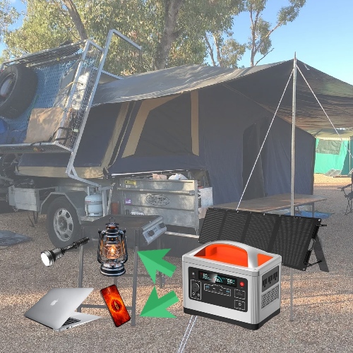 Dependable Solar Portable Power Station for Camping Adventures